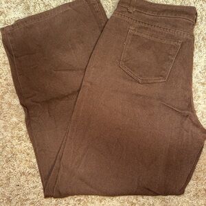 SHEIN Brown Casual Pants